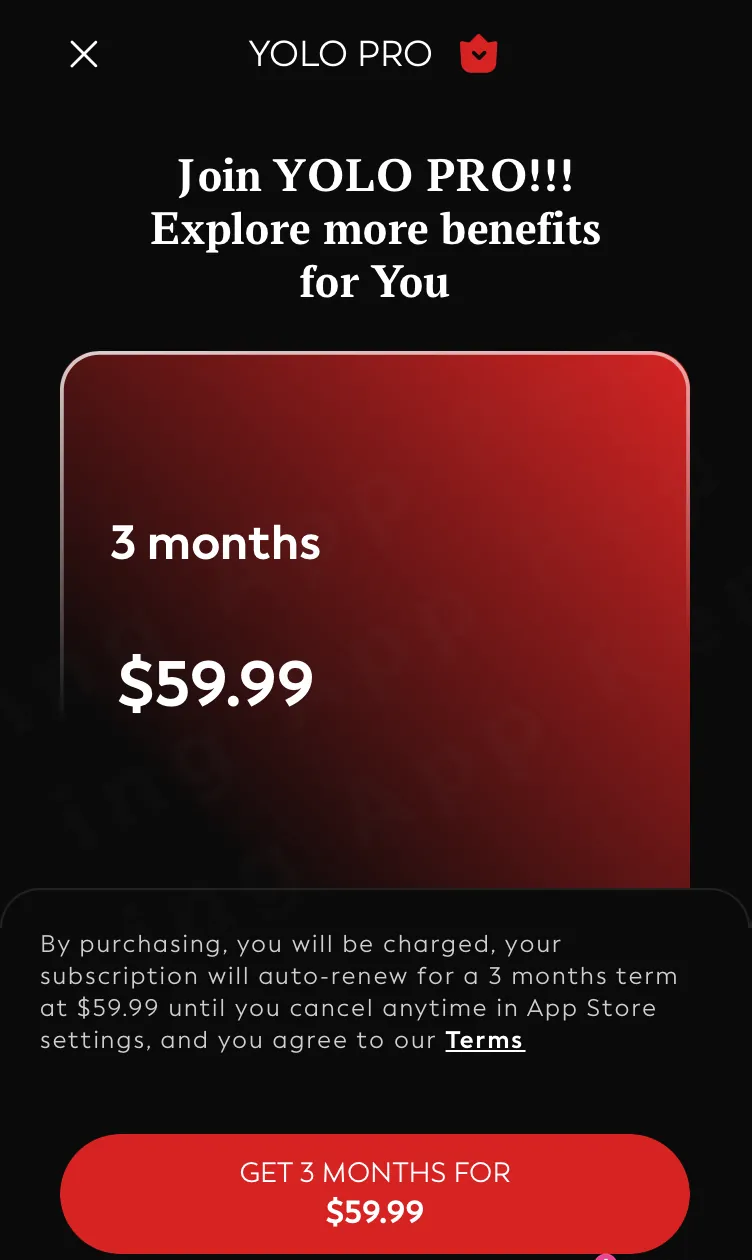 A three-month offer is displayed for $59.99.
