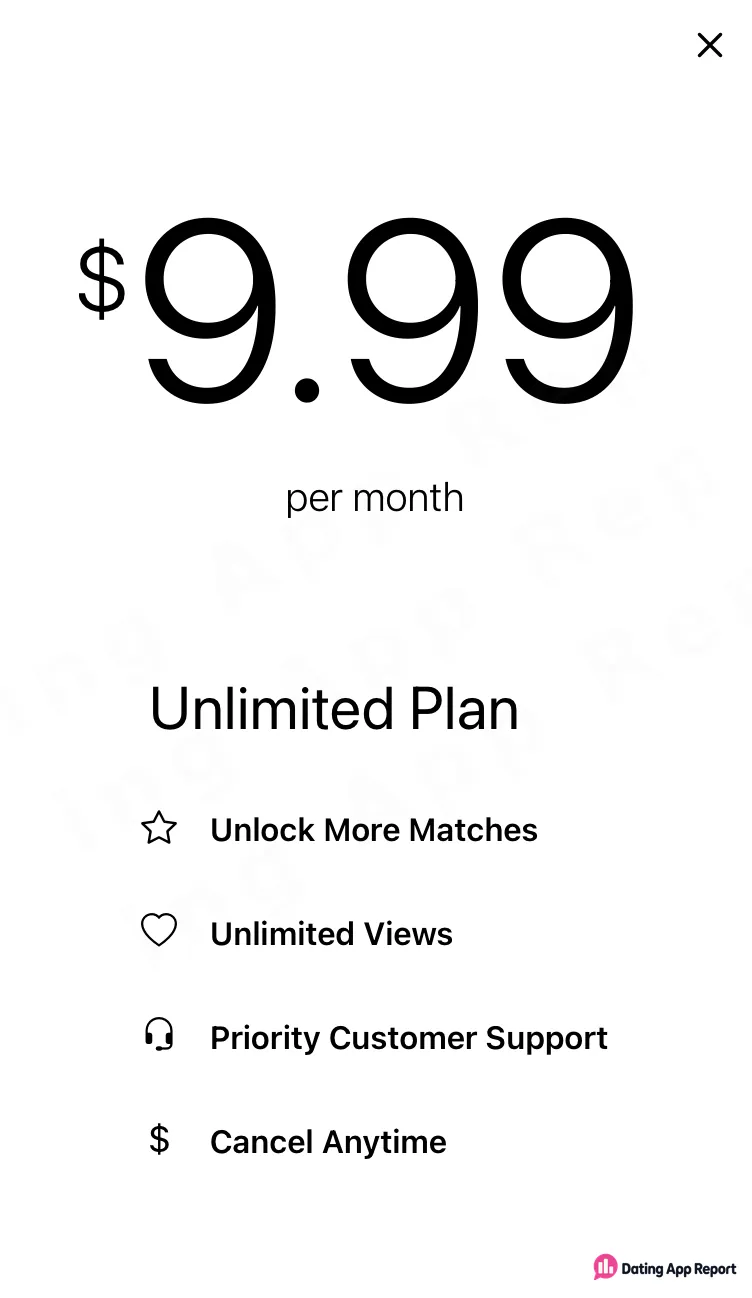 The Unlimited Plan is displayed at $9.99 per month.