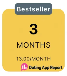 The three-month plan card shows 13.00 per month.