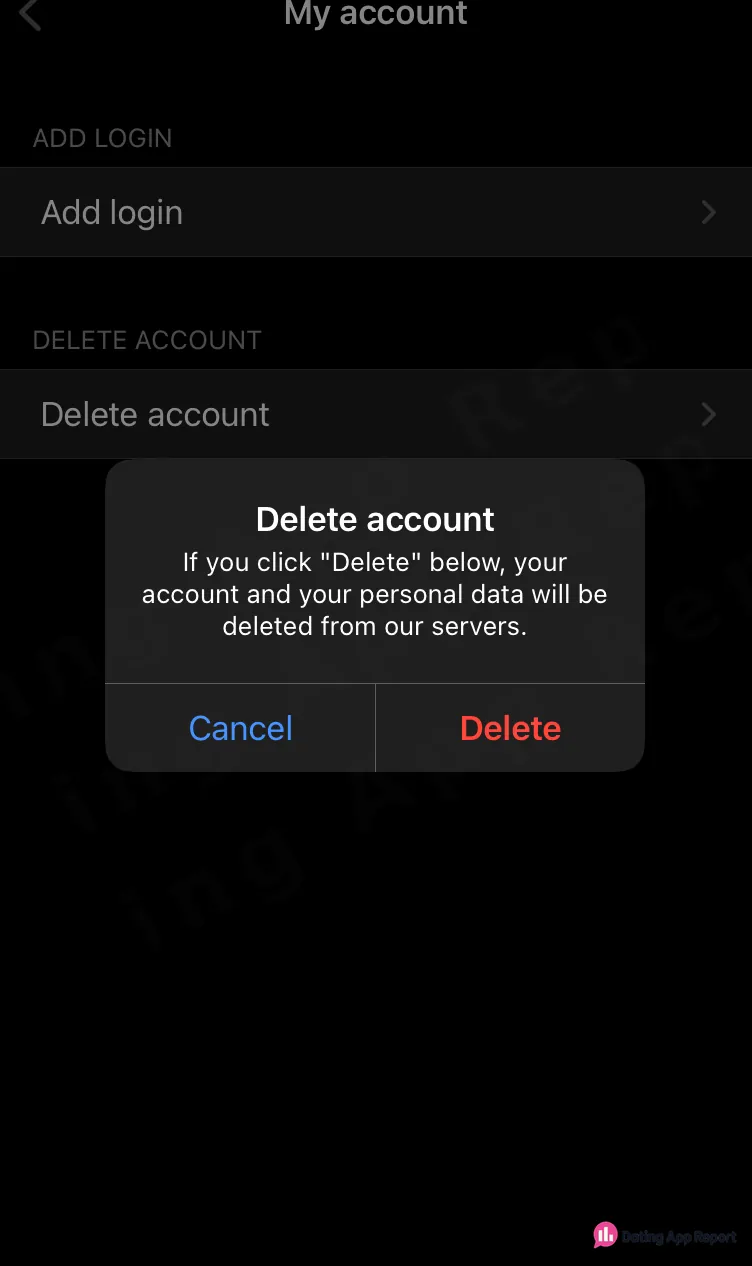 Twiq says account deletion removes the account and personal data from its servers.
